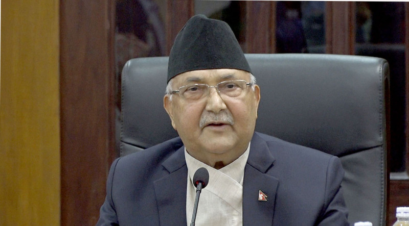 बिहान बेलुकै भात खाने बानीले धान आयात बढ्यो : प्रधानमन्त्री ओली 
